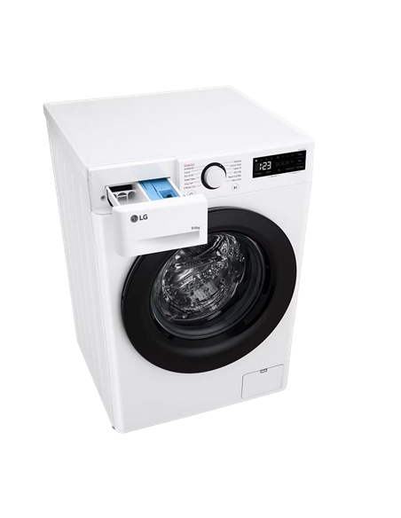 Mașină de spălat cu uscător LG F4DR509SBW, 9kg, Alb