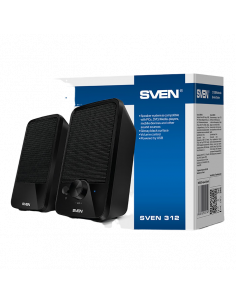 Компьютерные колонки 2.0 SVEN "312", Чёрный 2