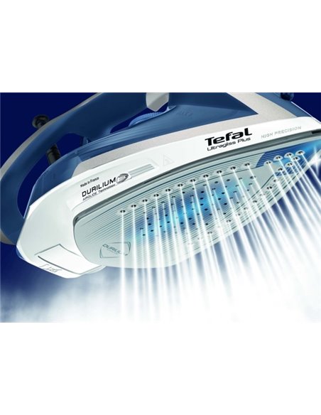 Fier de călcat Tefal Ultragliss Plus FV6812E0, 2800W, Albastru