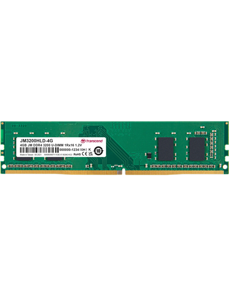 Memorie RAM Transcend JetRam, DDR4 SDRAM, 3200 MHz, 4 GB, JM3200HLD-4G