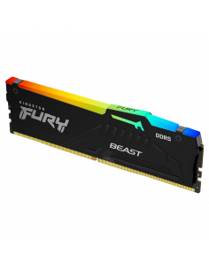 Memorie RAM Kingston FURY Beast RGB, DDR5 SDRAM, 5600 MHz, 32 GB, KF556C40BBA-32