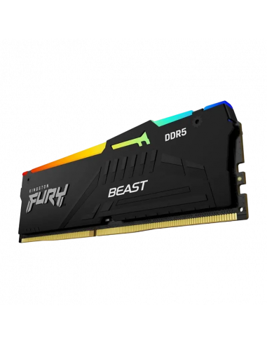 Memorie RAM Kingston FURY Beast RGB, DDR5 SDRAM, 5600 MHz, 32 GB, KF556C40BBA-32