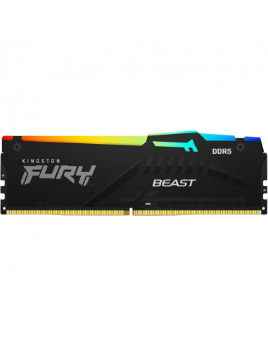Memorie RAM Kingston FURY Beast RGB, DDR5 SDRAM, 5600 MHz, 32 GB, KF556C40BBA-32