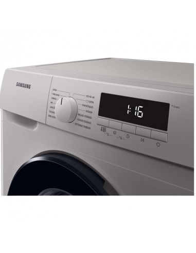 Стиральная машина Samsung WW80T304MBS/LE, 8кг, Серебристый