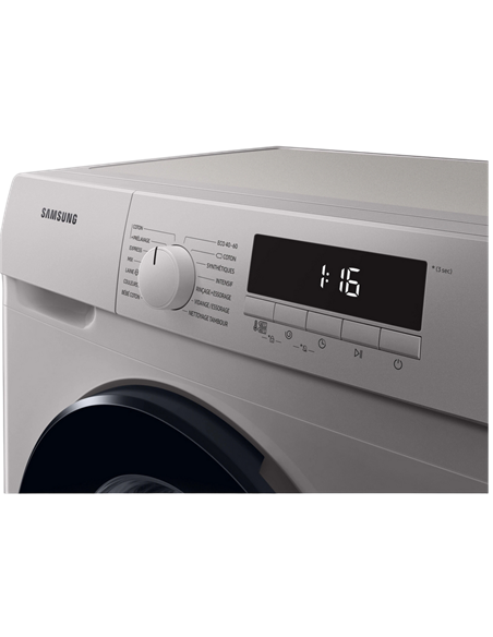Стиральная машина Samsung WW80T304MBS/LE, 8кг, Серебристый
