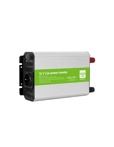 Invertor Auto Energenie EG-PWC1200-01, 1200W, Multicolor