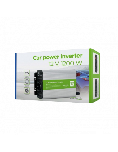 Invertor Auto Energenie EG-PWC1200-01, 1200W, Multicolor