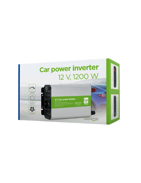 Invertor Auto Energenie EG-PWC1200-01, 1200W, Multicolor Invertor Auto Energenie EG-PWC1200-01, 1200W, Multicolor