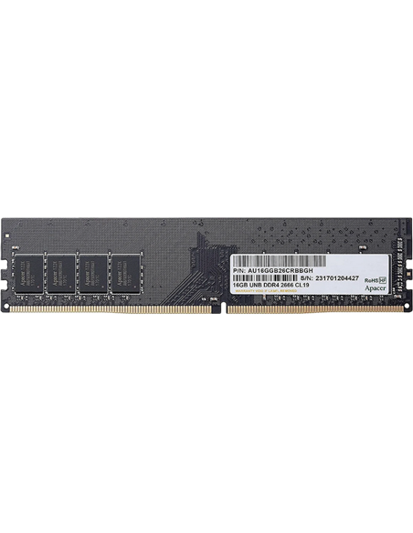 Оперативная память Apacer AU16GGB26CQYBGH, DDR4 SDRAM, 2666 МГц, 16Гб