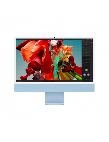 Моноблок Apple iMac A2873, 24", M3 with 8-core CPU and 10-core GPU, 8Гб/256Гб, macOS Sonoma, Синий