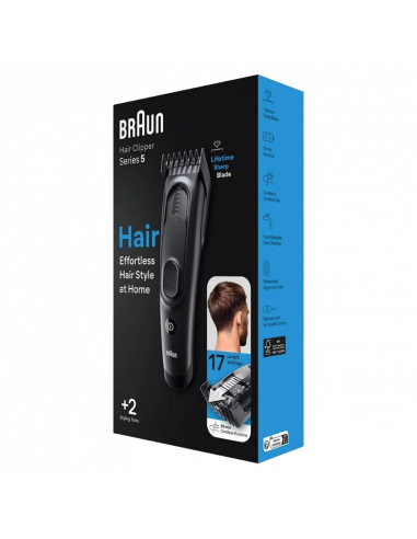 Машинка для стрижки Braun HC5330, Чёрный