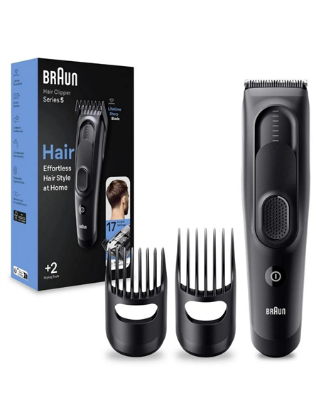 Машинка для стрижки Braun HC5330, Чёрный