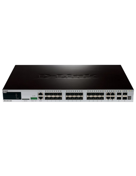 Сетевой коммутатор D-Link DGS-3620-28SC, 4x 10/100/1000 Мбит/с, 24x SFP