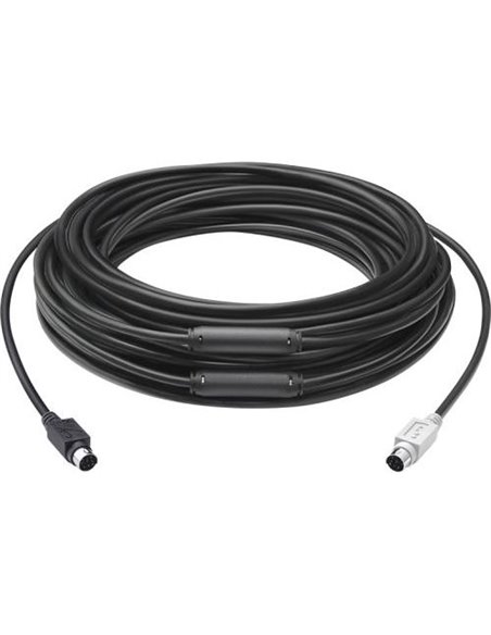 Аксессуары для веб-камер Logitech 10 m Extended Cable, Чёрный
