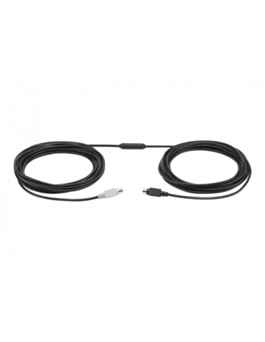 Аксессуары для веб-камер Logitech 10 m Extended Cable, Чёрный