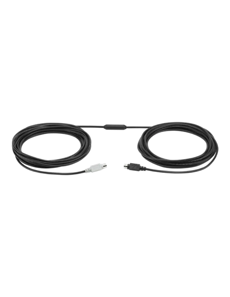 Аксессуары для веб-камер Logitech 10 m Extended Cable, Чёрный
