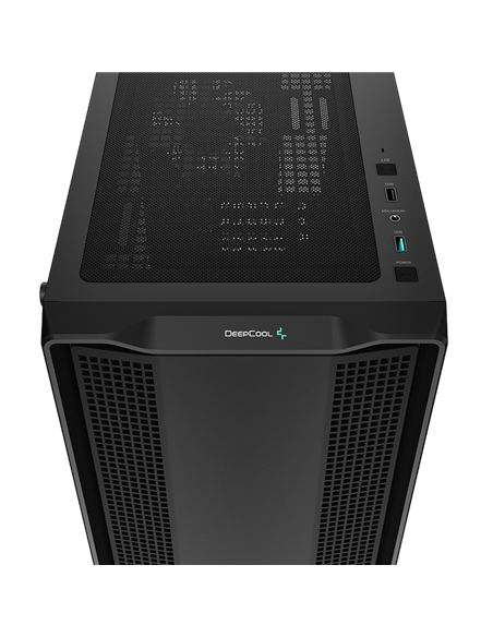 Компьютерный корпус Deepcool CC360 ARGB, Midi-Tower, Без блока питания, Чёрный Компьютерный корпус Deepcool CC360 ARGB, Midi-Tower, Без блока питания, Чёрный