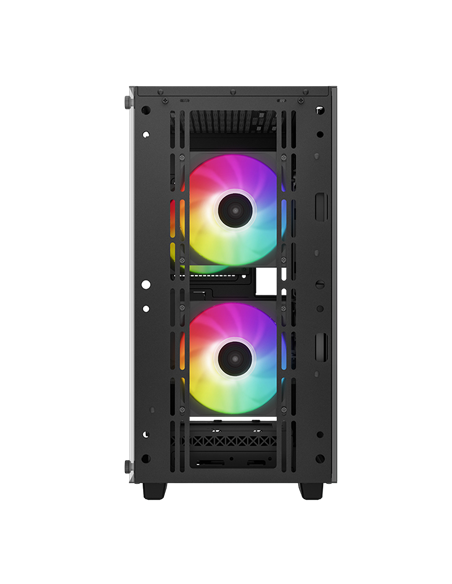 Carcasă PC Deepcool CC360 ARGB, Midi-Tower, Fără PSU, Negru