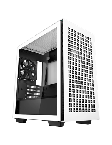 Компьютерный корпус Deepcool CH370, Mini-Tower, Без блока питания, Белый