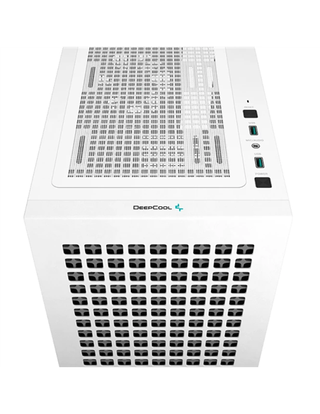 Carcasă PC Deepcool CH370, Mini-Tower, Fără PSU, Alb