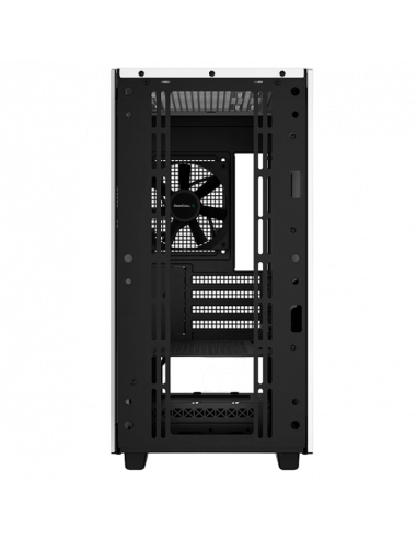 Carcasă PC Deepcool CH370, Mini-Tower, Fără PSU, Alb