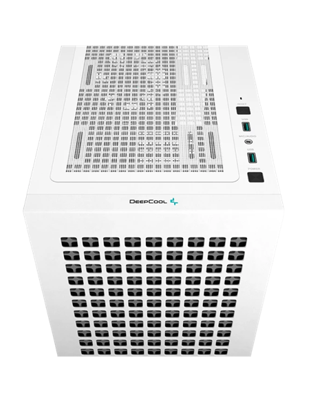 Carcasă PC Deepcool CH370, Mini-Tower, Fără PSU, Alb