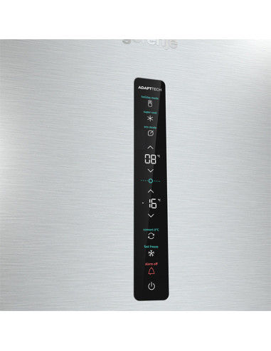 Холодильник Gorenje NRC6204SXL5M, MetalCool 360°, Нержавеющая сталь