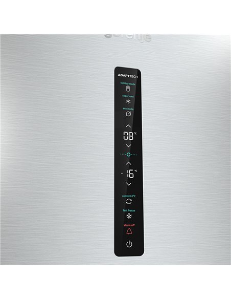 Холодильник Gorenje NRC6204SXL5M, MetalCool 360°, Нержавеющая сталь