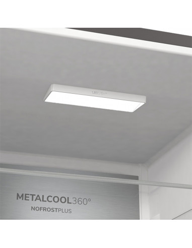 Холодильник Gorenje NRC6204SXL5M, MetalCool 360°, Нержавеющая сталь