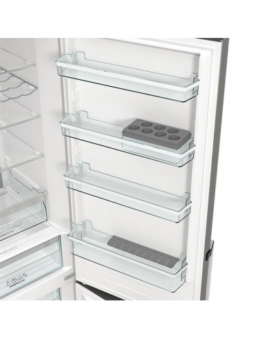 Холодильник Gorenje NRC6204SXL5M, MetalCool 360°, Нержавеющая сталь