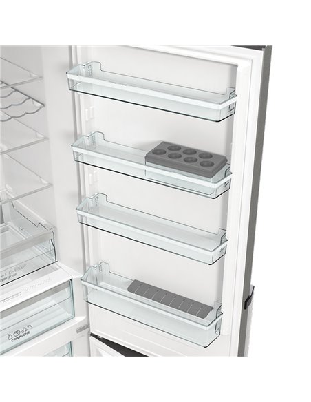 Холодильник Gorenje NRC6204SXL5M, MetalCool 360°, Нержавеющая сталь