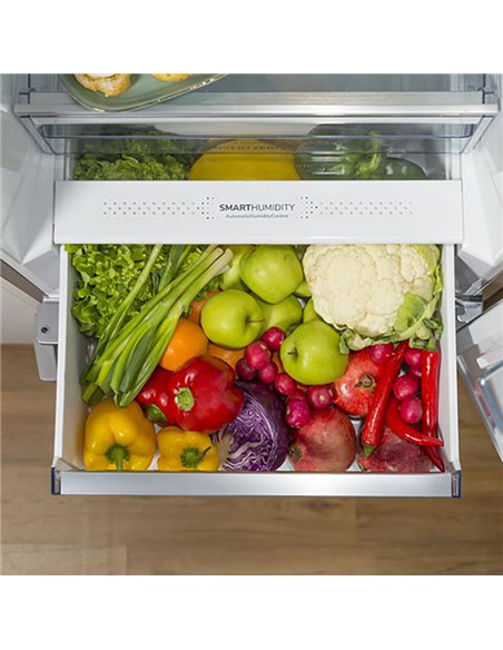 Холодильник Gorenje NRC6204SXL5M, MetalCool 360°, Нержавеющая сталь