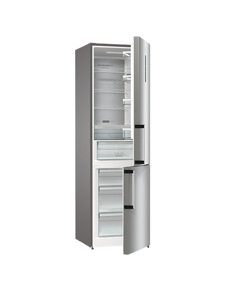Холодильник Gorenje NRC6204SXL5M, MetalCool 360°, Нержавеющая сталь