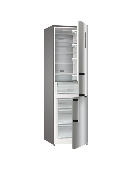 Холодильник Gorenje NRC6204SXL5M, MetalCool 360°, Нержавеющая сталь