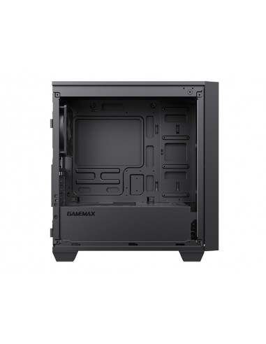 Компьютерный корпус Gamemax 6611, Midi-Tower, Без блока питания, Чёрный