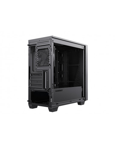 Carcasă PC Gamemax 6611, Midi-Tower, Fără PSU, Negru