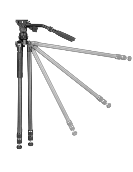 Trepied/Monopod Vanguard VEO3+ 303AT, , Negru