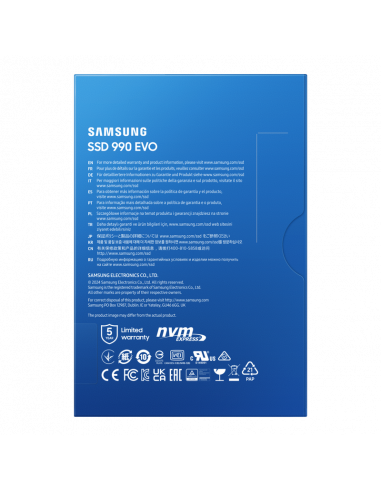 Unitate SSD Samsung 990 EVO MZ-V9E1T0BW, 1024GB