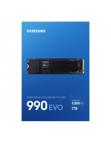 Накопитель SSD Samsung 990 EVO MZ-V9E1T0BW, 1024Гб