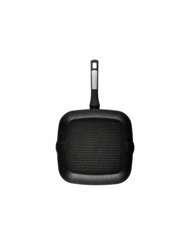 Tigaie-grill Polaris Monolit-28G, 28cm, Negru