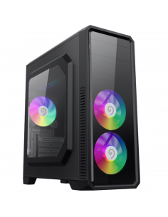 Carcasă PC Gamemax G561-BK, Midi-Tower, Fără PSU, Negru