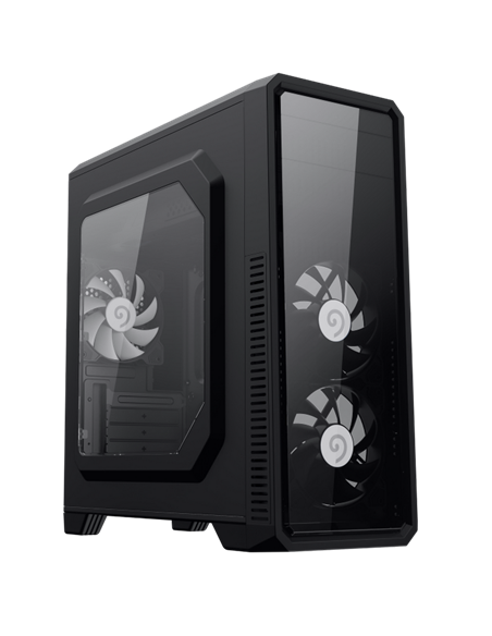 Компьютерный корпус Gamemax G561-BK, Midi-Tower, Без блока питания, Чёрный Компьютерный корпус Gamemax G561-BK, Midi-Tower, Без блока питания, Чёрный