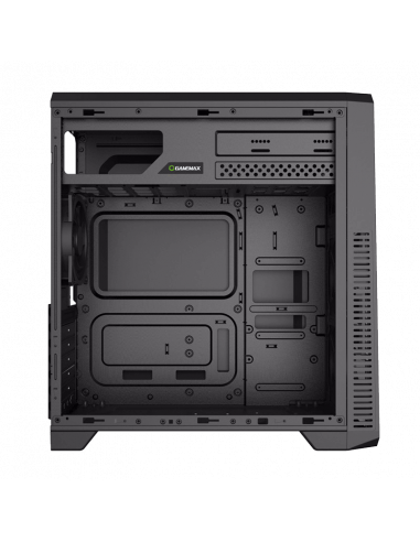 Компьютерный корпус Gamemax G561-BK, Midi-Tower, Без блока питания, Чёрный