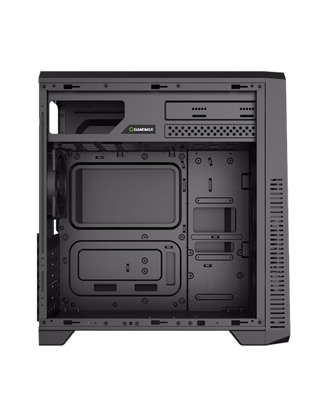 Carcasă PC Gamemax G561-BK, Midi-Tower, Fără PSU, Negru
