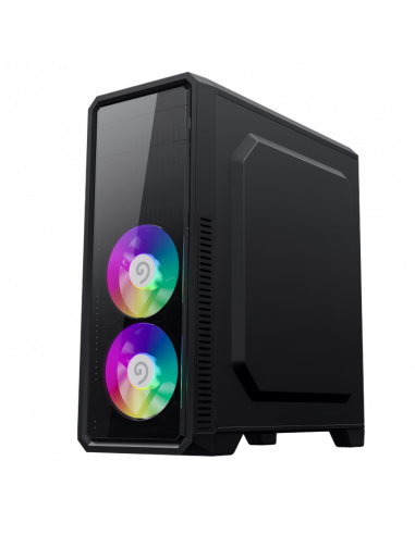 Компьютерный корпус Gamemax G561-BK, Midi-Tower, Без блока питания, Чёрный