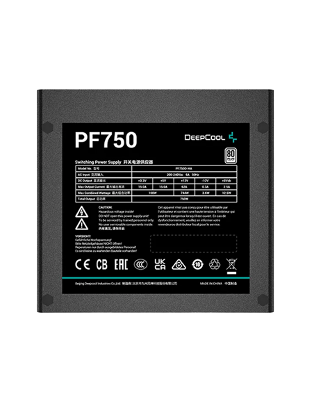 Блок питания для компьютеров Deepcool PF750, 750Вт, ATX