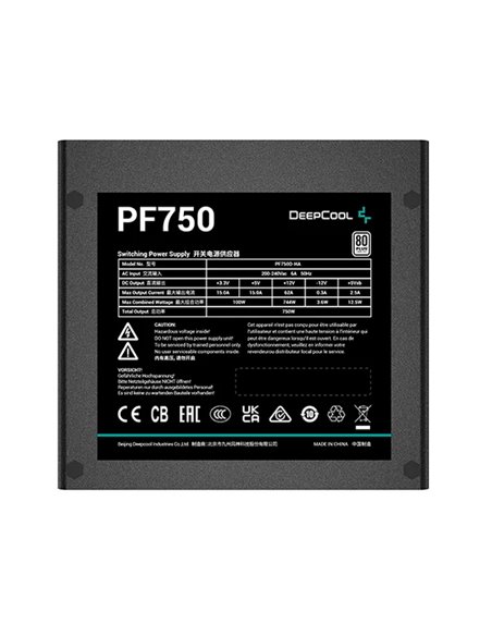 Sursă Alimentare PC Deepcool PF750, 750W, ATX