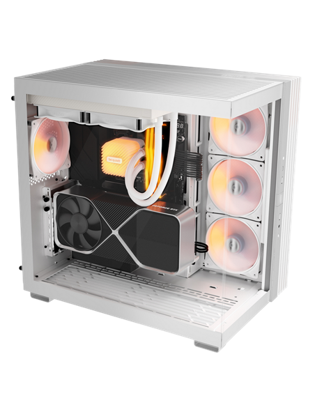 Компьютерный корпус be quiet! Ligh Base 600 LX, Midi-Tower, Без блока питания, Белый
