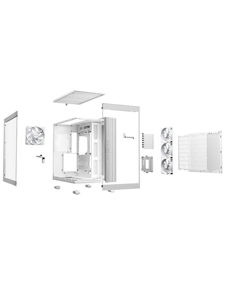 Компьютерный корпус be quiet! Ligh Base 600 LX, Midi-Tower, Без блока питания, Белый