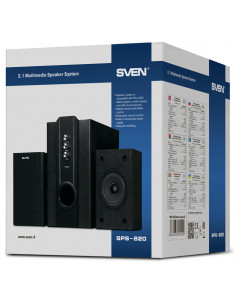 Компьютерные колонки 2.1 SVEN SPS-820, Чёрный 2